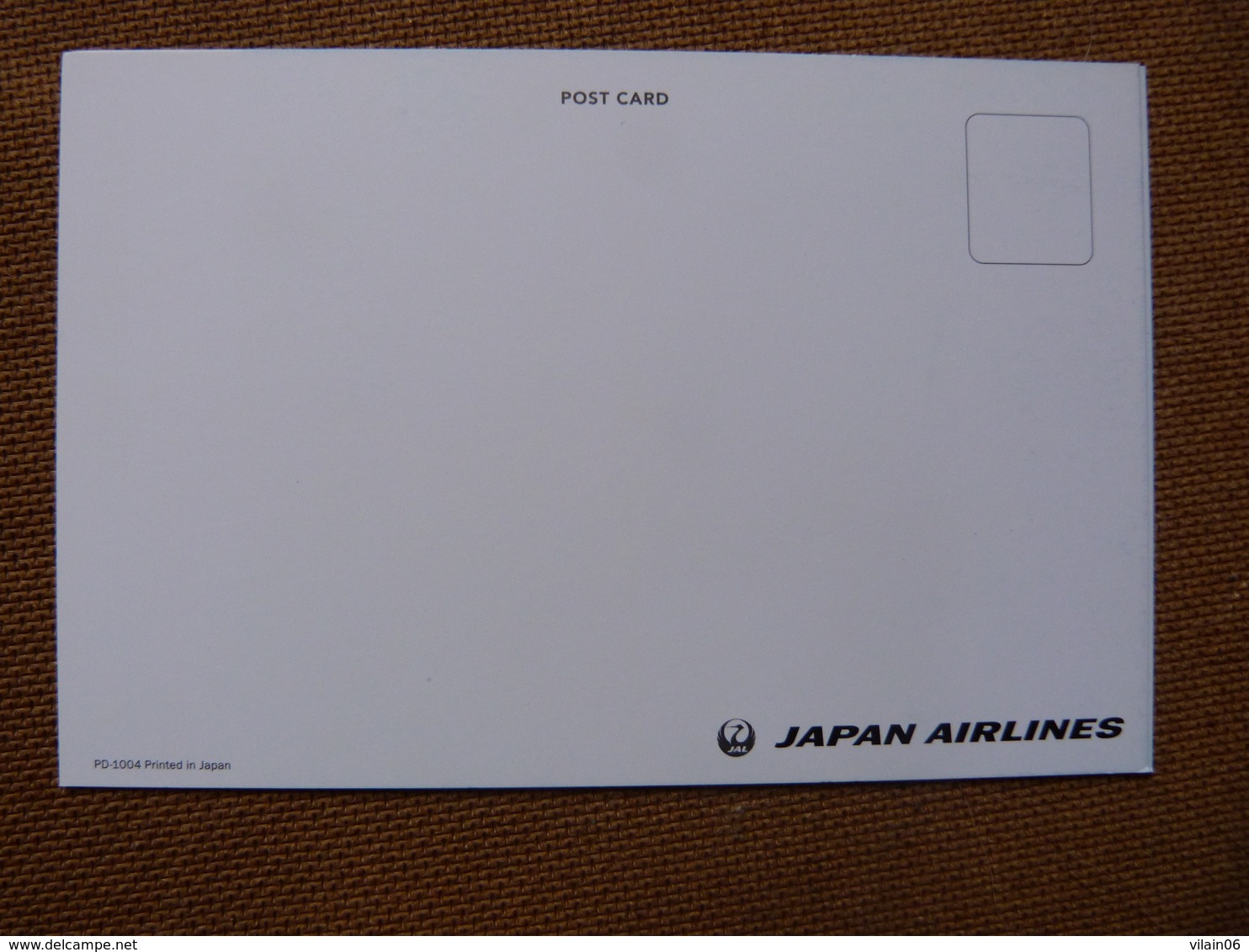 AIRLINE ISSUE / CARTE COMPAGNIE     JAL / JAPAN AIRLINES   B 767 300ER - 1946-....: Era Moderna
