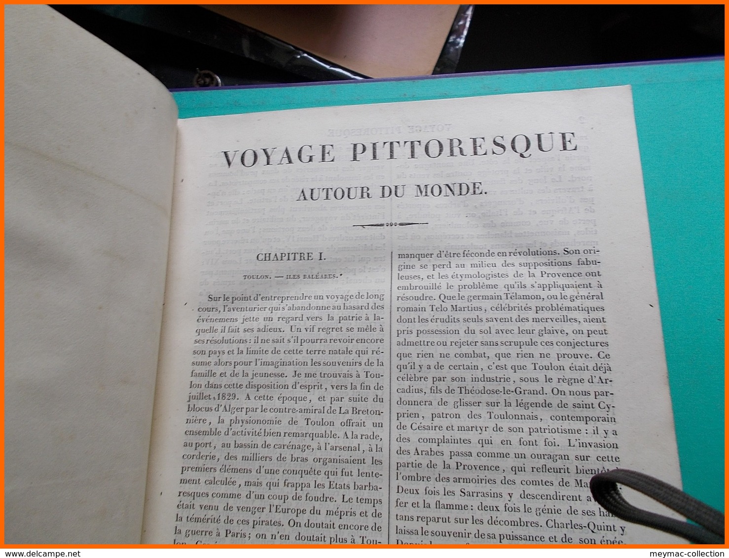 1834 VOYAGE PITTORESQUE AUTOUR DU MONDE DUMONT D'URVILLE TENRE PARIS 2 TOMES cartes illustrations beaux exemplaires