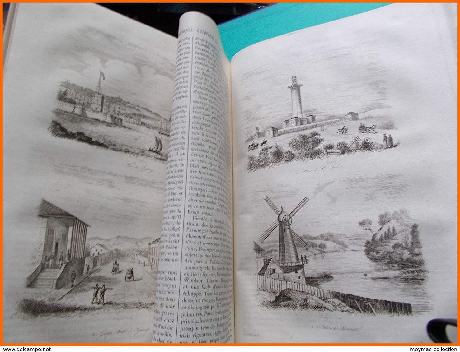 1834 VOYAGE PITTORESQUE AUTOUR DU MONDE DUMONT D'URVILLE TENRE PARIS 2 TOMES cartes illustrations beaux exemplaires