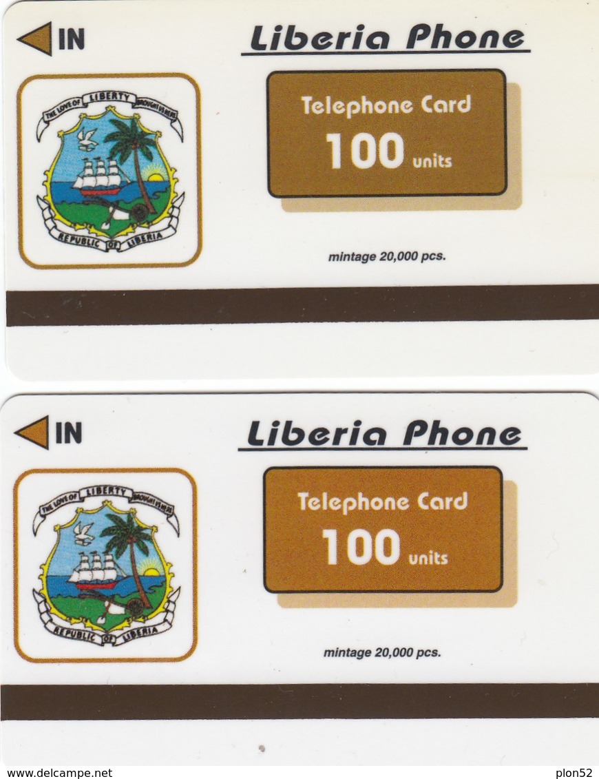 11748-N°. 4 SCHEDE TELEFONICHE - LIBERIA - UMORISTICHE - USATE - Liberia