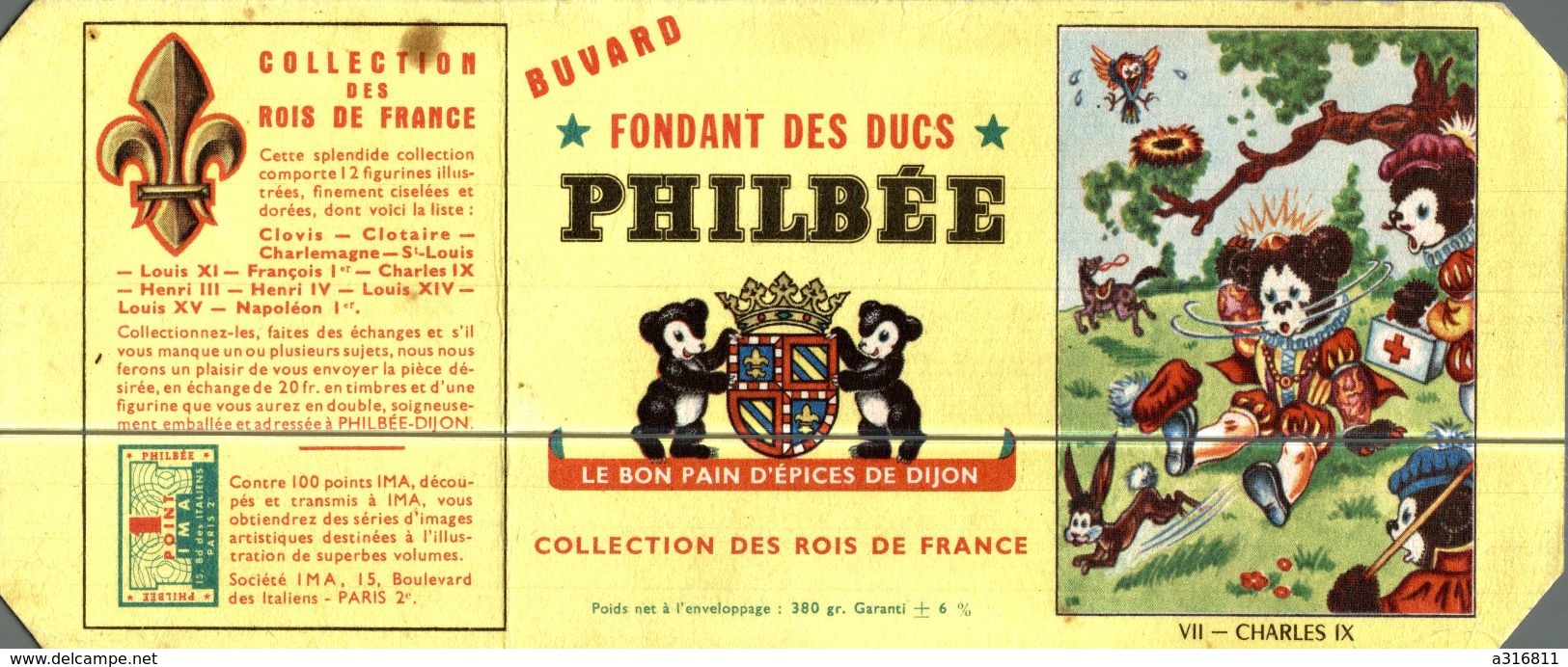 BUVARD  FONDANT DES DUCS PHILBEE - Pain D'épices