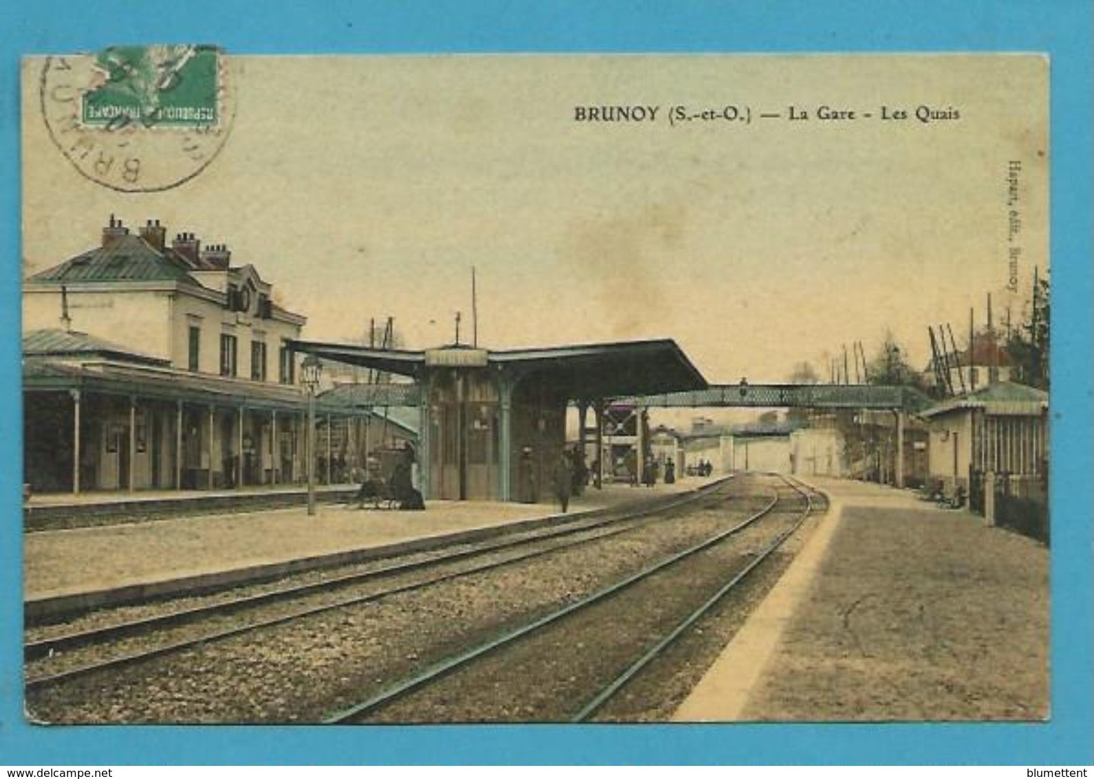 CPA - Chemin De Fer Gare De BRUNOY 91 - Brunoy
