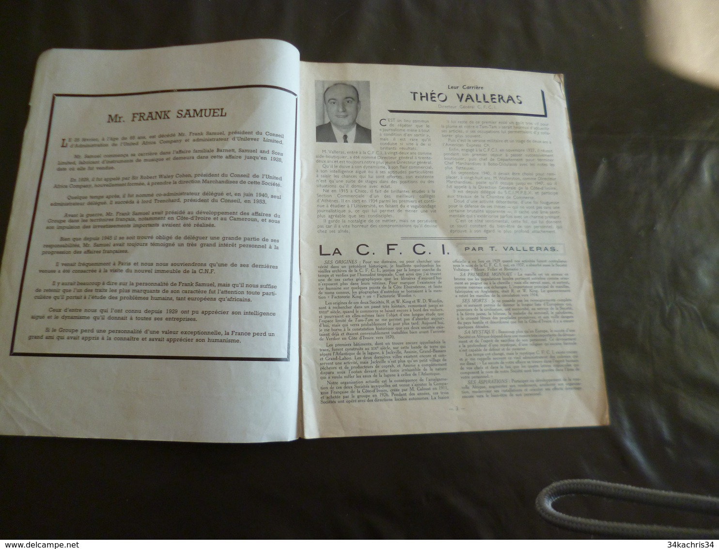 Journal Afrique Tam Tam Avril 1954 N°13 19 Pages Numéro Spécial Côte D'Ivoire - 1950 à Nos Jours