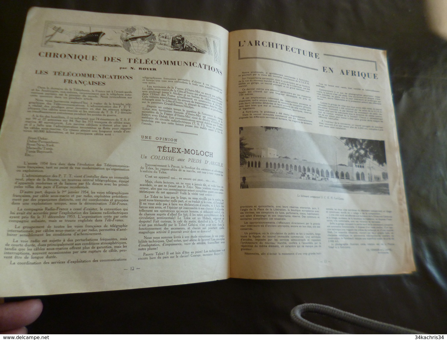 Journal Afrique Tam Tam Avril 1954 N°13 19 pages Numéro spécial Côte d'Ivoire
