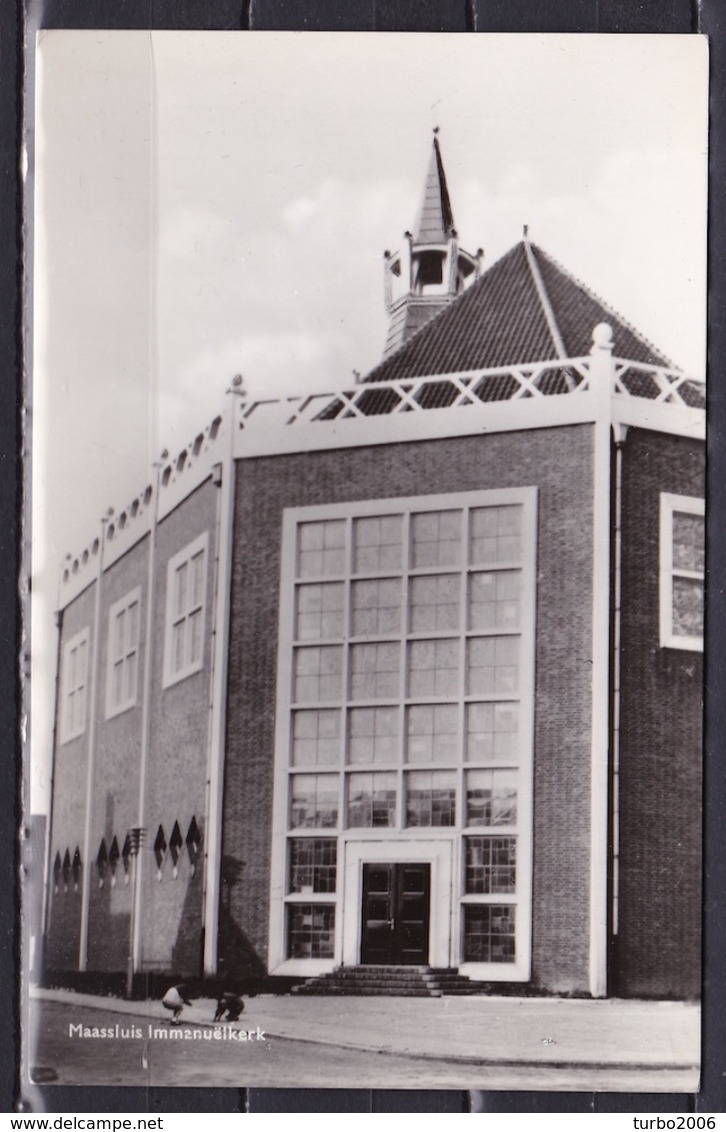 Ca. 1970 ? MAASSLUIS Immanuëlkerk Z/W Blanco - Maassluis