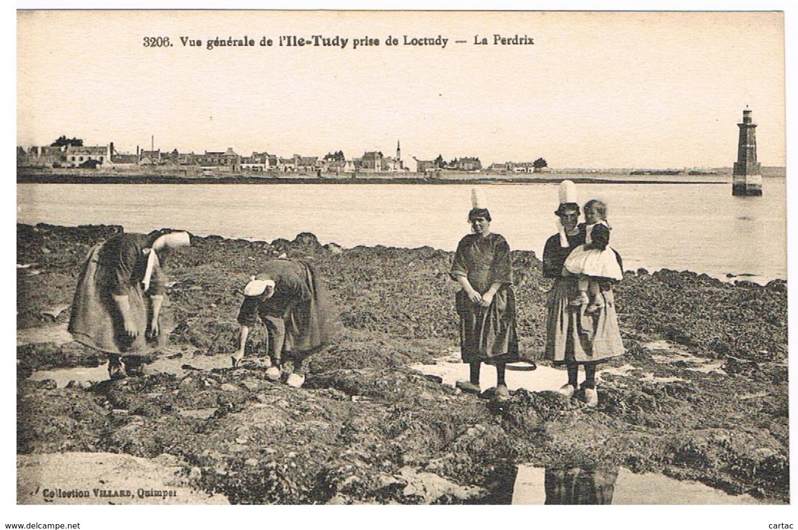 D29 - ILE TUDY - VUE GENERALE DE L'ILE TUDY PRISE DE LOCTUDY - LA PERDRIX - Ile Tudy