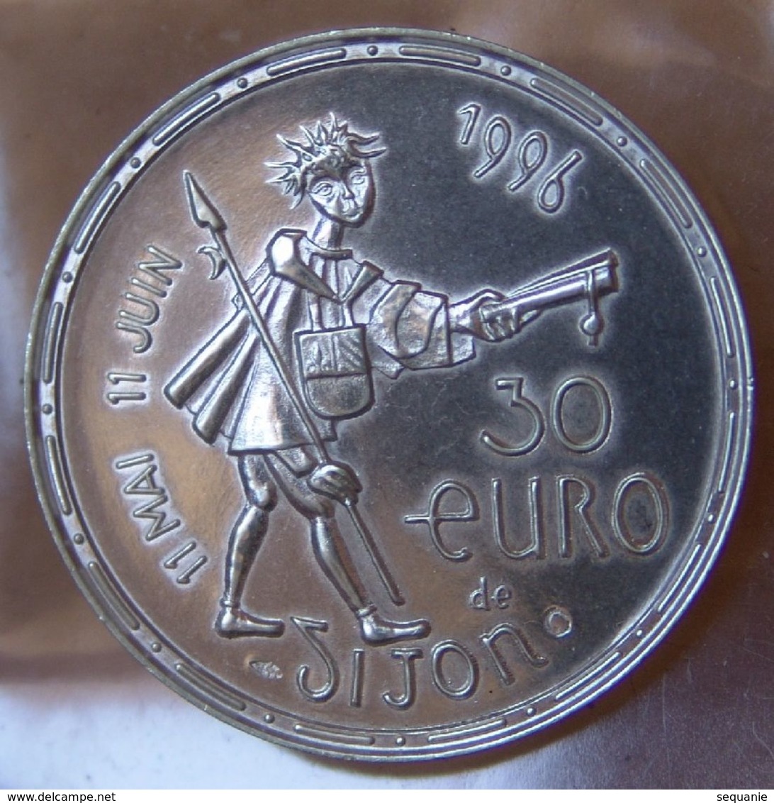 France 30 Euro Argent De Dijon 1996 Philippe Le Bon - Euros Des Villes