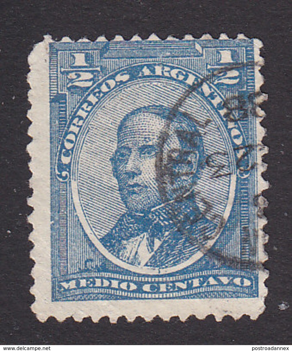 Argentina, Scott #57, Used, Justo Jose De Urquiza, Issued 1888 - Oblitérés