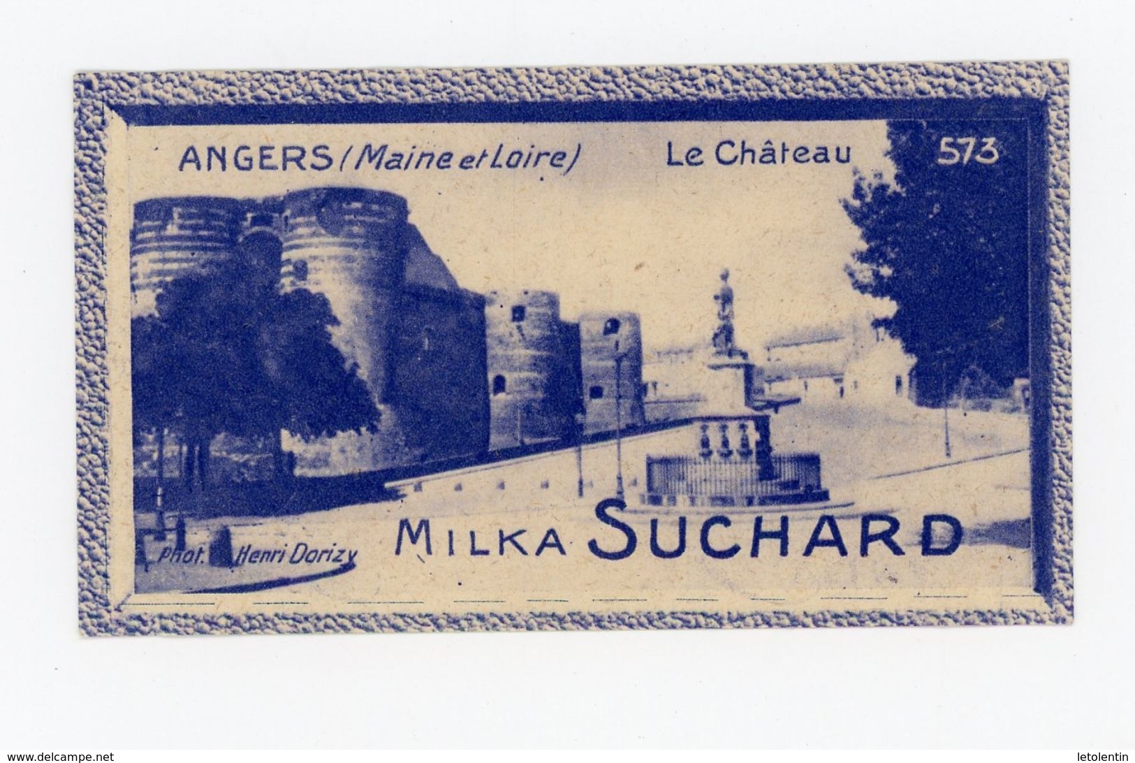 CHOCOLAT SUCHARD - VUES DE FRANCE - 573 - ANGERS, LE CHATEAU (MAINE & LOIRE) - Suchard