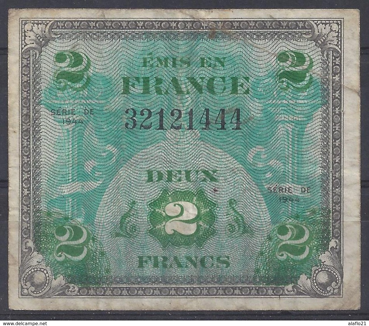 2 FRANCS 1944 - Drapeau - 1944 Drapeau/France