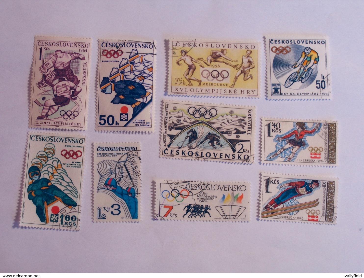 TCHÉCOSLOVAQUIE  1956-1984   LOT# 1  OLYMPIC - Gebraucht