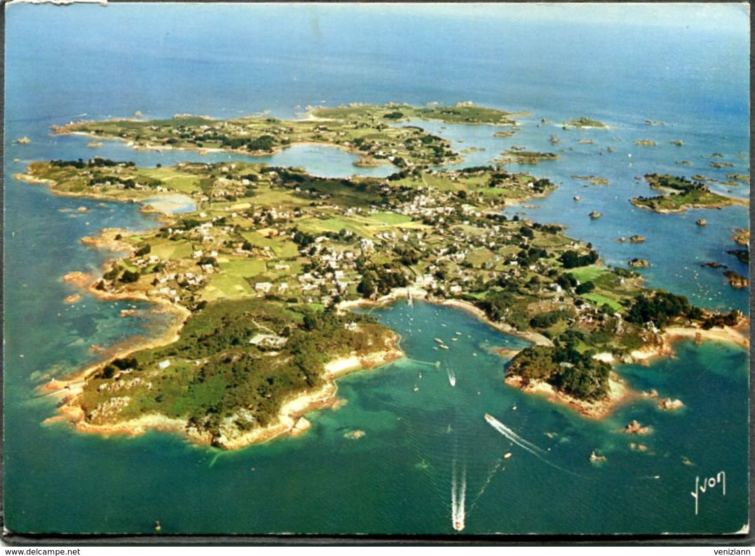 CPSM - ILE DE BREHAT - Vue Qaérienne De L'Ile - Ile De Bréhat