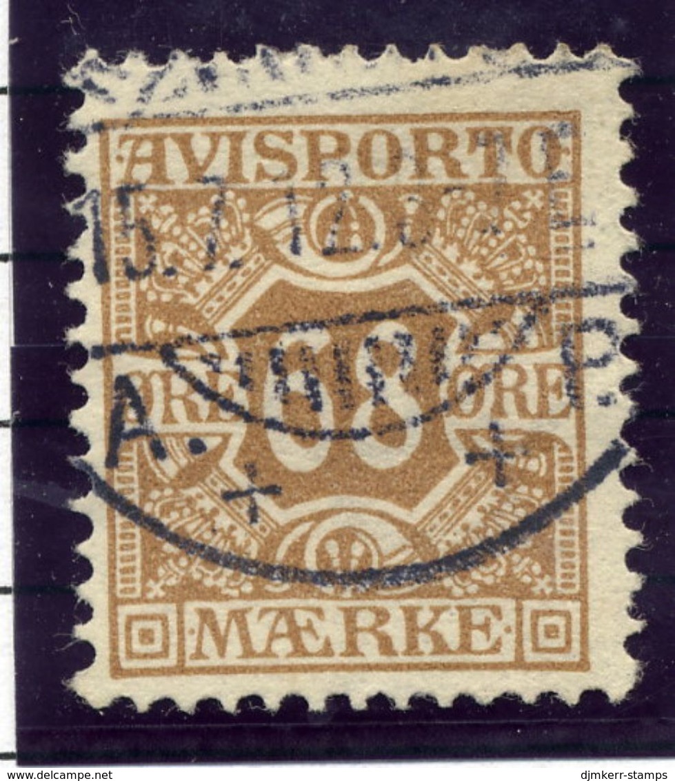 DENMARK 1907 Avisporto (newspaper Accounting Stamps) 68 Øre Used.  Michel 7 - Usado