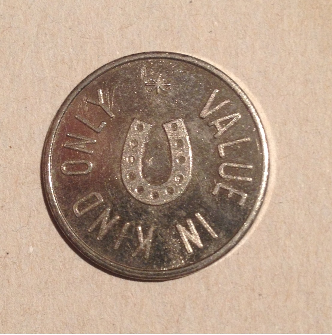 TOKEN JETON GETTONE PORTAFORTUNA VALUE IN KIND ONLY SEGA - Monetary/Of Necessity