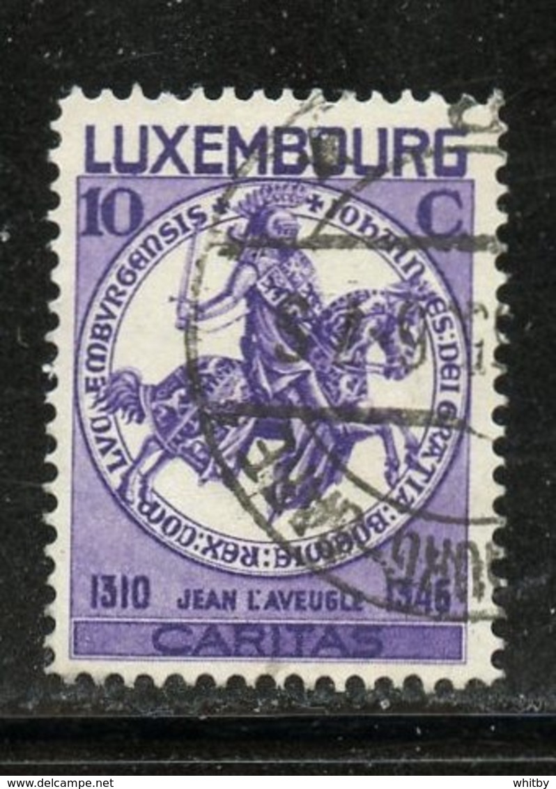 Luxembourg 1934 10 + 5c John The Blind Issue #B60 - Oblitérés