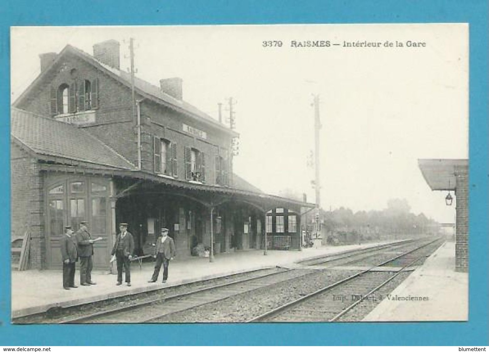 CPA 5914 - Chemin De Fer Gare RAISMES 59 - Raismes