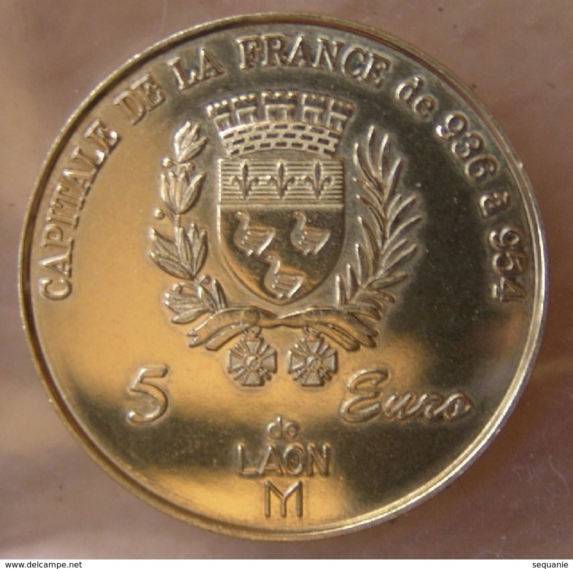 France 5 Euro LAON 1996 POMA Le Mini Métro - Euro Der Städte