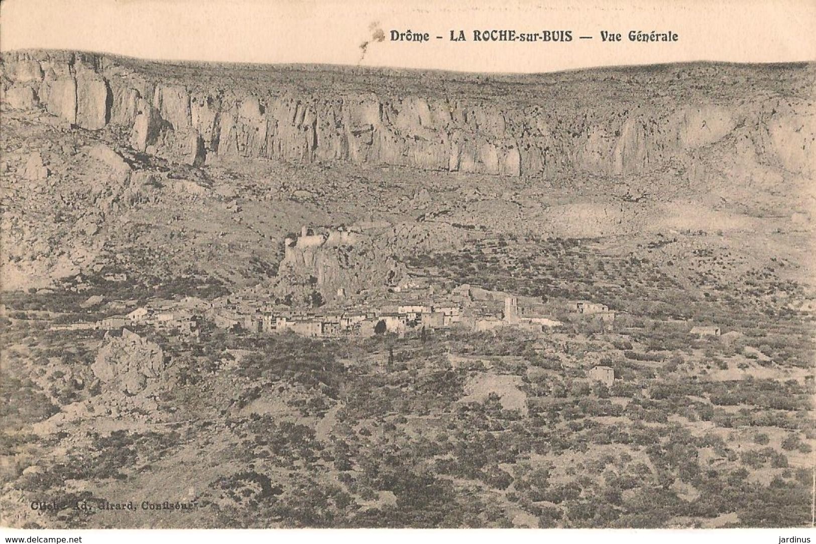 La Roche Sur Buis ; Vue Générale Du Village Perché  Et Des Falaises - Other & Unclassified