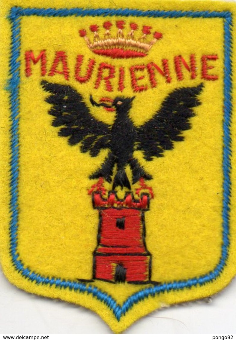 écusson Tissu " MAURIENNE", Bon état (ec.11) - Ecussons Tissu