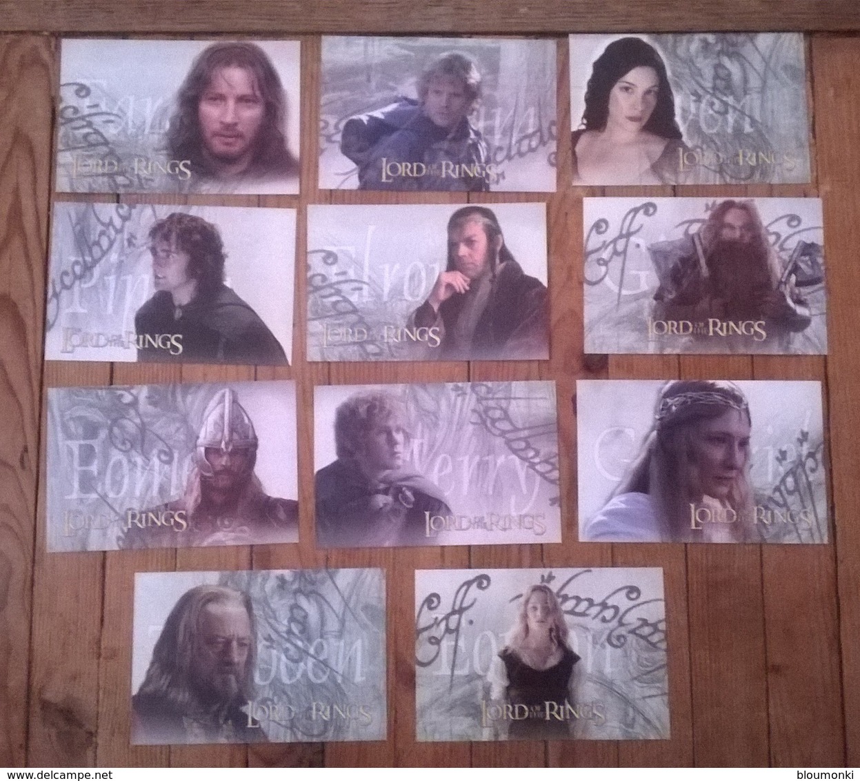 Lot De 11 Cartes Postales SEIGNEUR DES ANNEAUX / LORD OF THE RINGS - Contes, Fables & Légendes