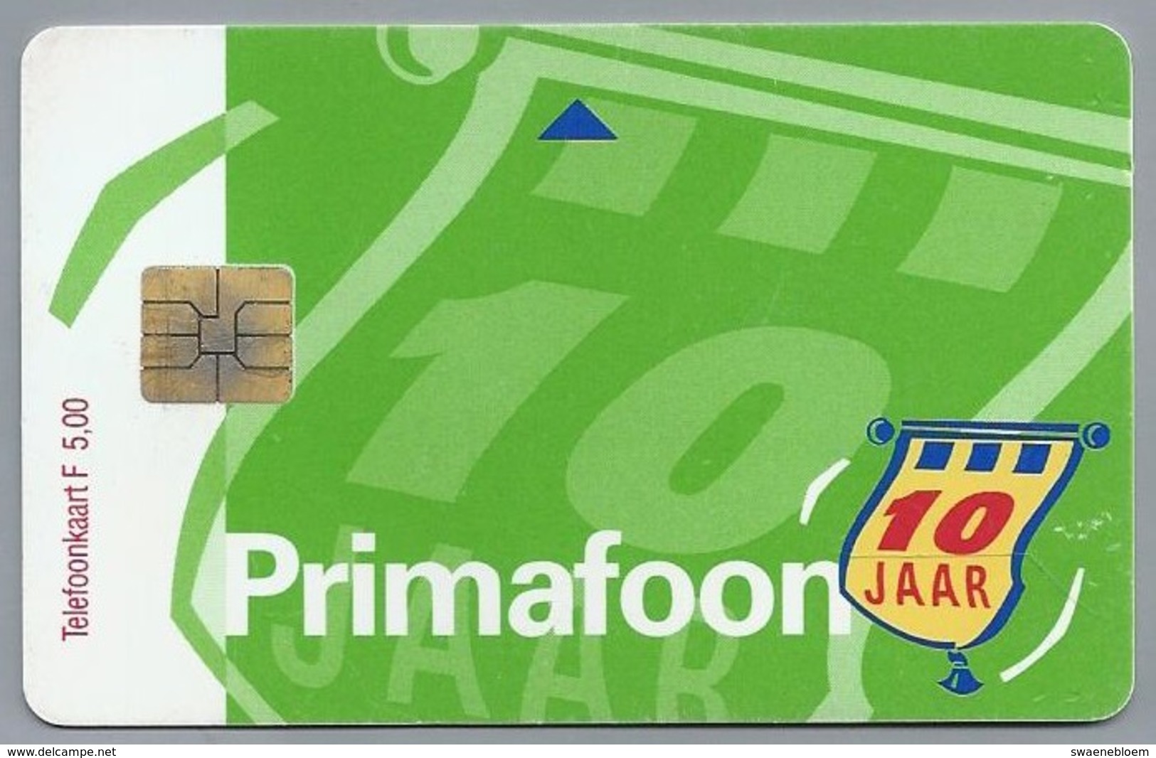 NL.- Telefoonkaart. PTT TELECOM. 5 Gulden. Primafoon 10 Jaar. 1984 - 1994. D404 - Telecom