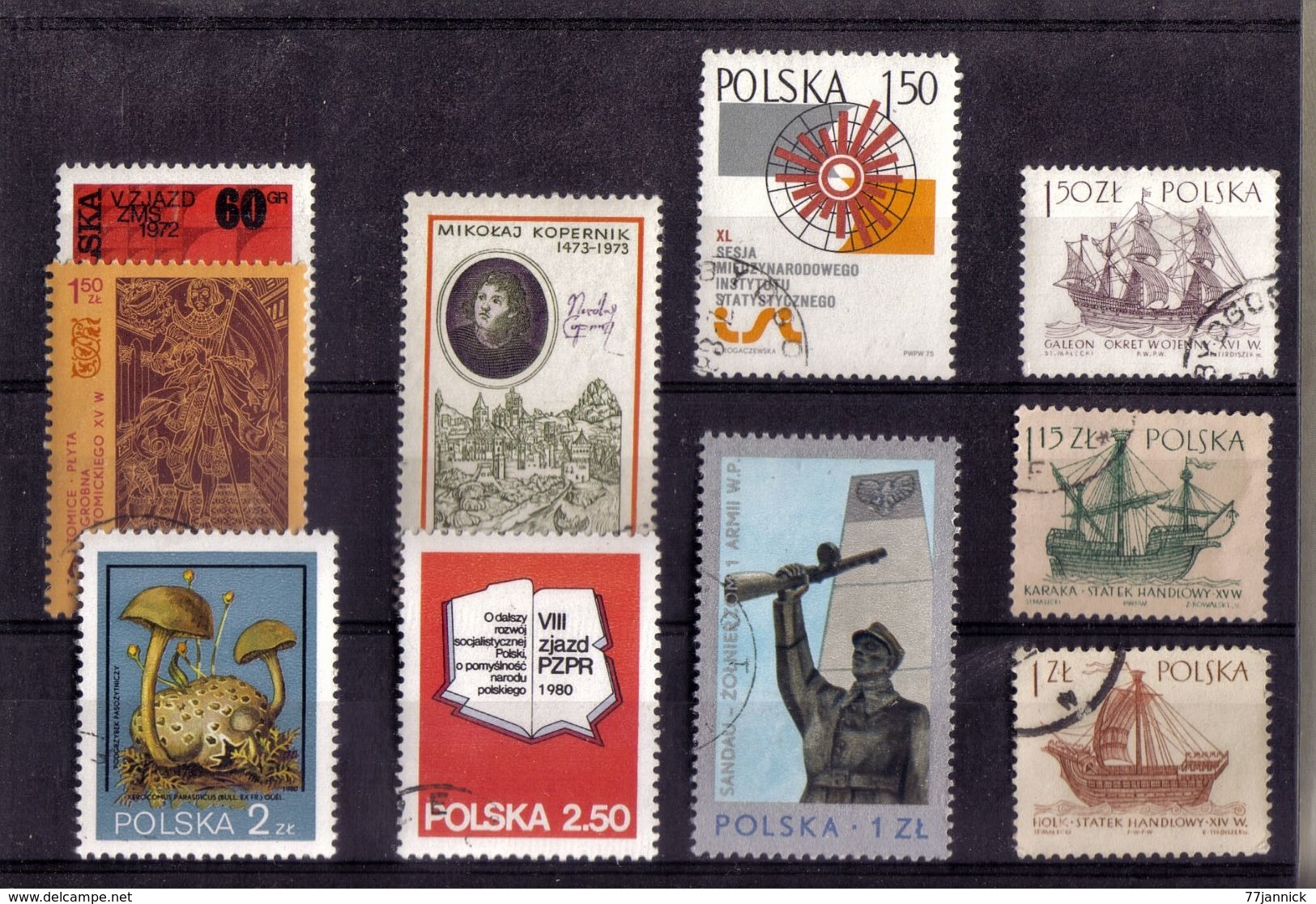 LOT DE TIMBRES OBLITERE - Collections