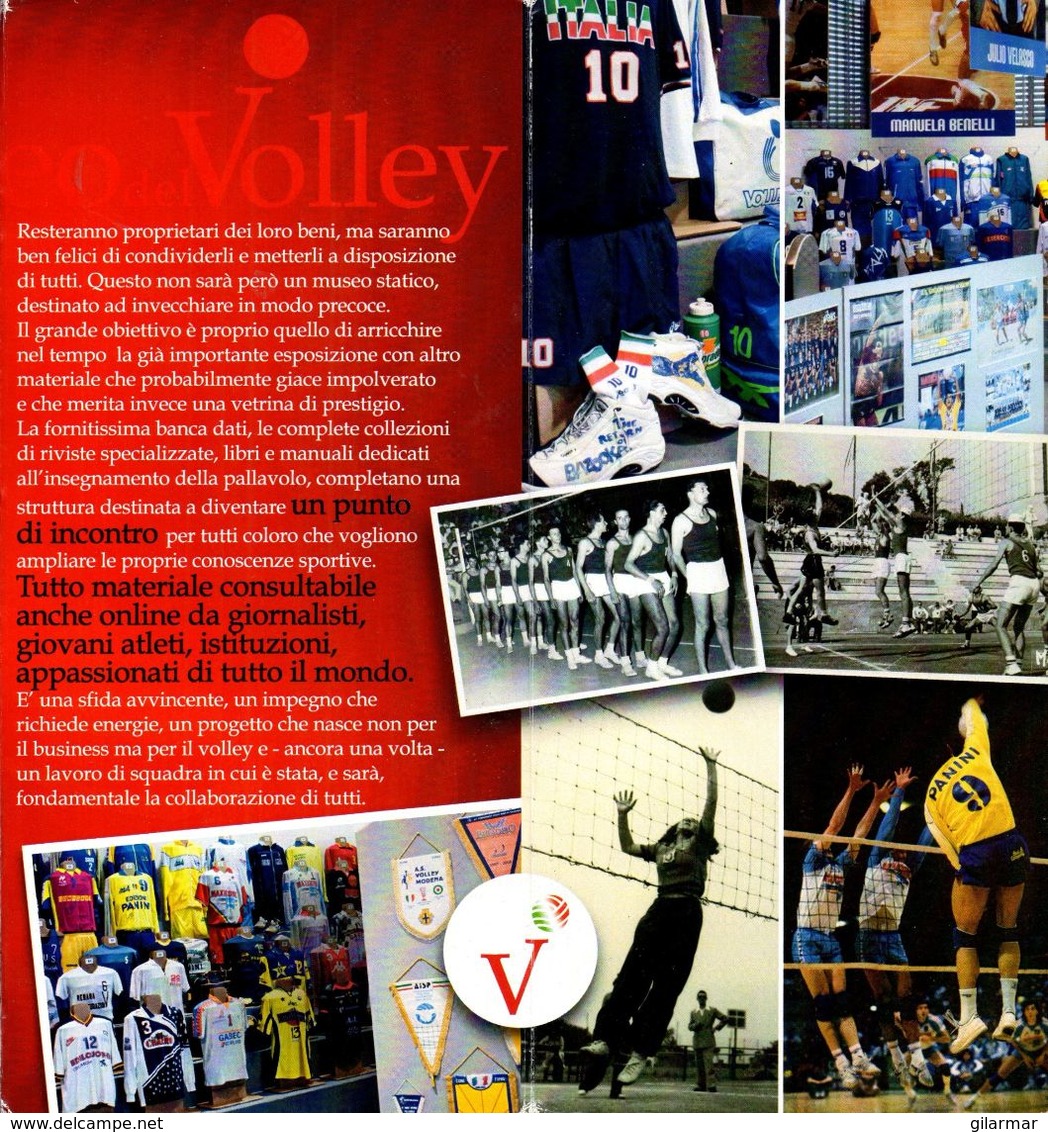 PALLAVOLO - ITALIA - MUSEO INTERNAZIONALE DEL VOLLEY DI MODENA - DEPLIANT - Altri & Non Classificati