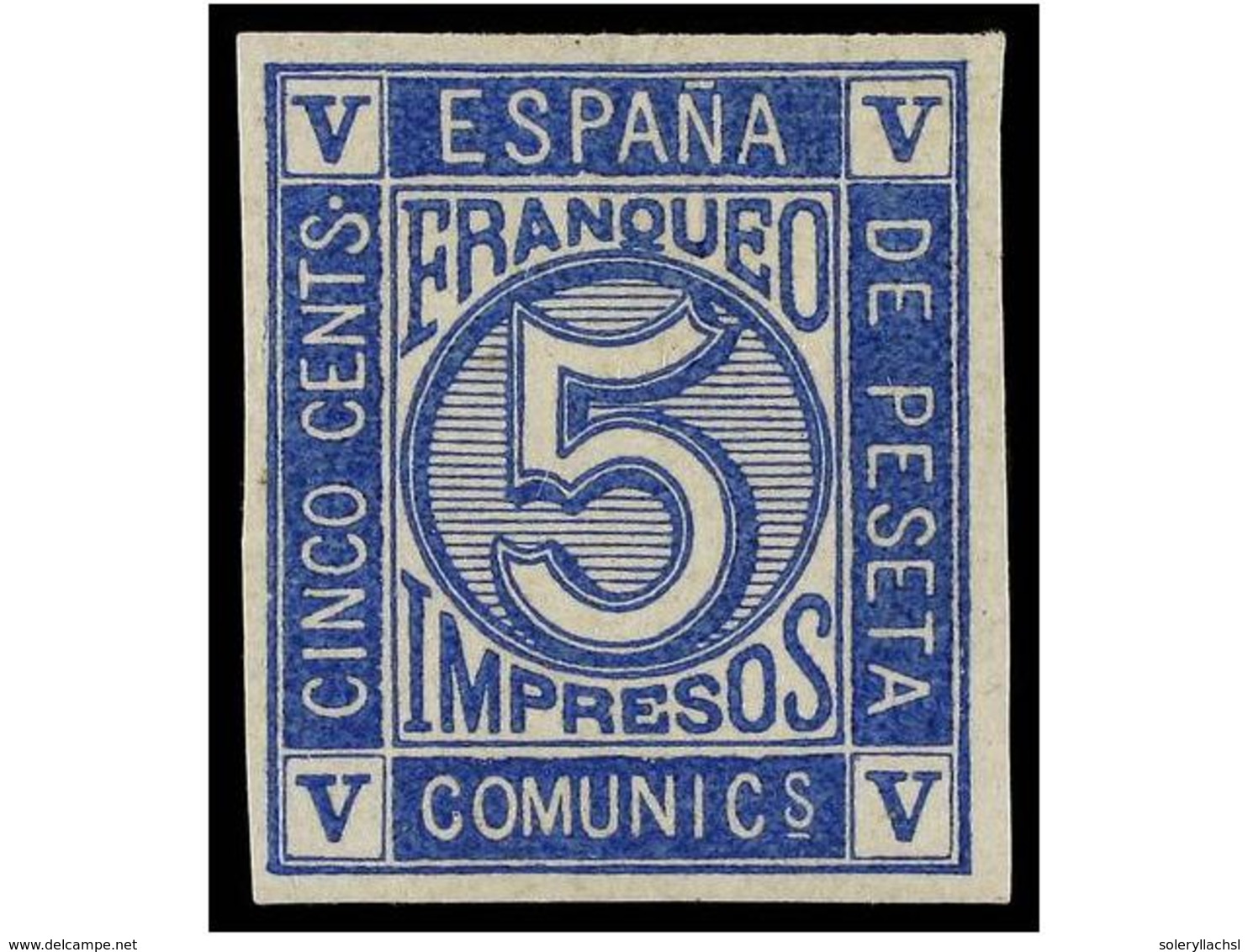 297 (*) ESPAÑA. Ed.117. <B>ENSAYOS DE COLOR. 5 Cts.</B> Ocre, <B>5 Cents.</B> Lila Y <B>5 Cts.</B> Azul. - Autres & Non Classés