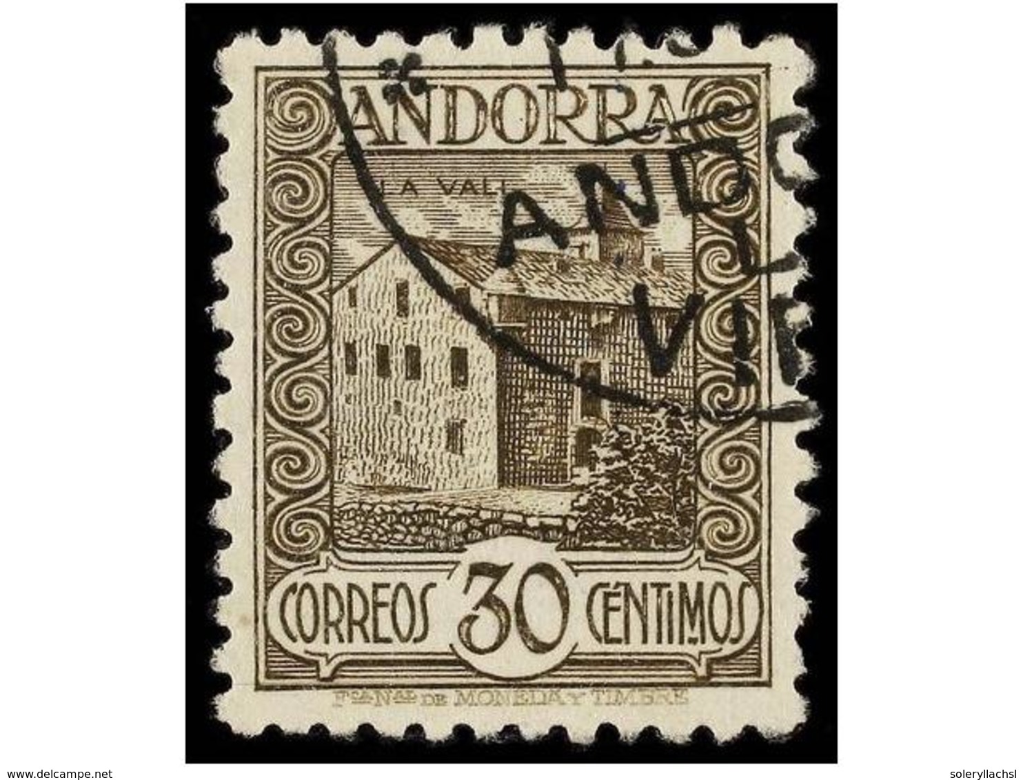 966 ° ANDORRA. Ed.15d/24d. SERIE COMPLETA, Centrajes Diversos. Muy Bonita En Usado. Cat. 150€. - Autres & Non Classés