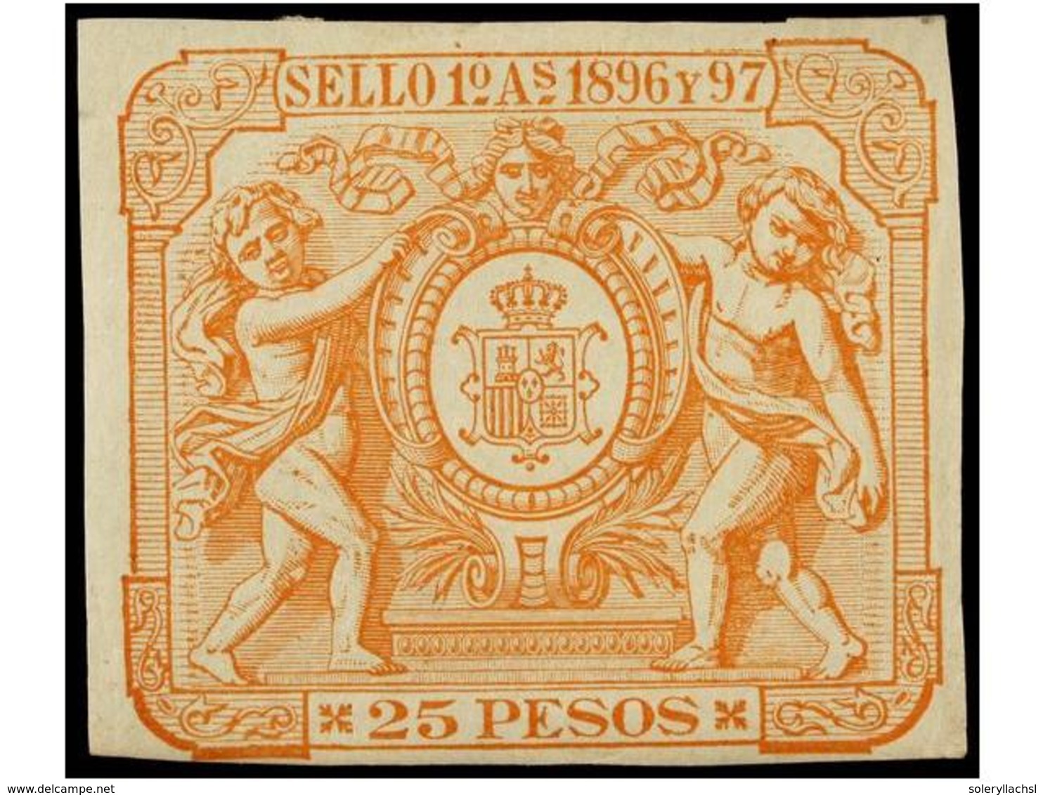 1224 * PUERTO RICO. <B>PÓLIZAS 1896-97. </B>Serie Completa De 9 Sellos. - Autres & Non Classés