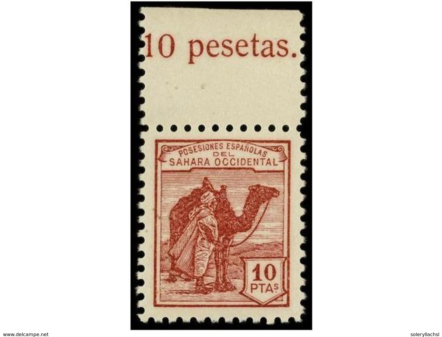 1261 ** COLONIAS ESPAÑOLAS: SAHARA. Ed.NE 1/10. <B>NO EMITIDOS. </B>Serie Completa. LUJO. Cat. 385€. - Autres & Non Classés