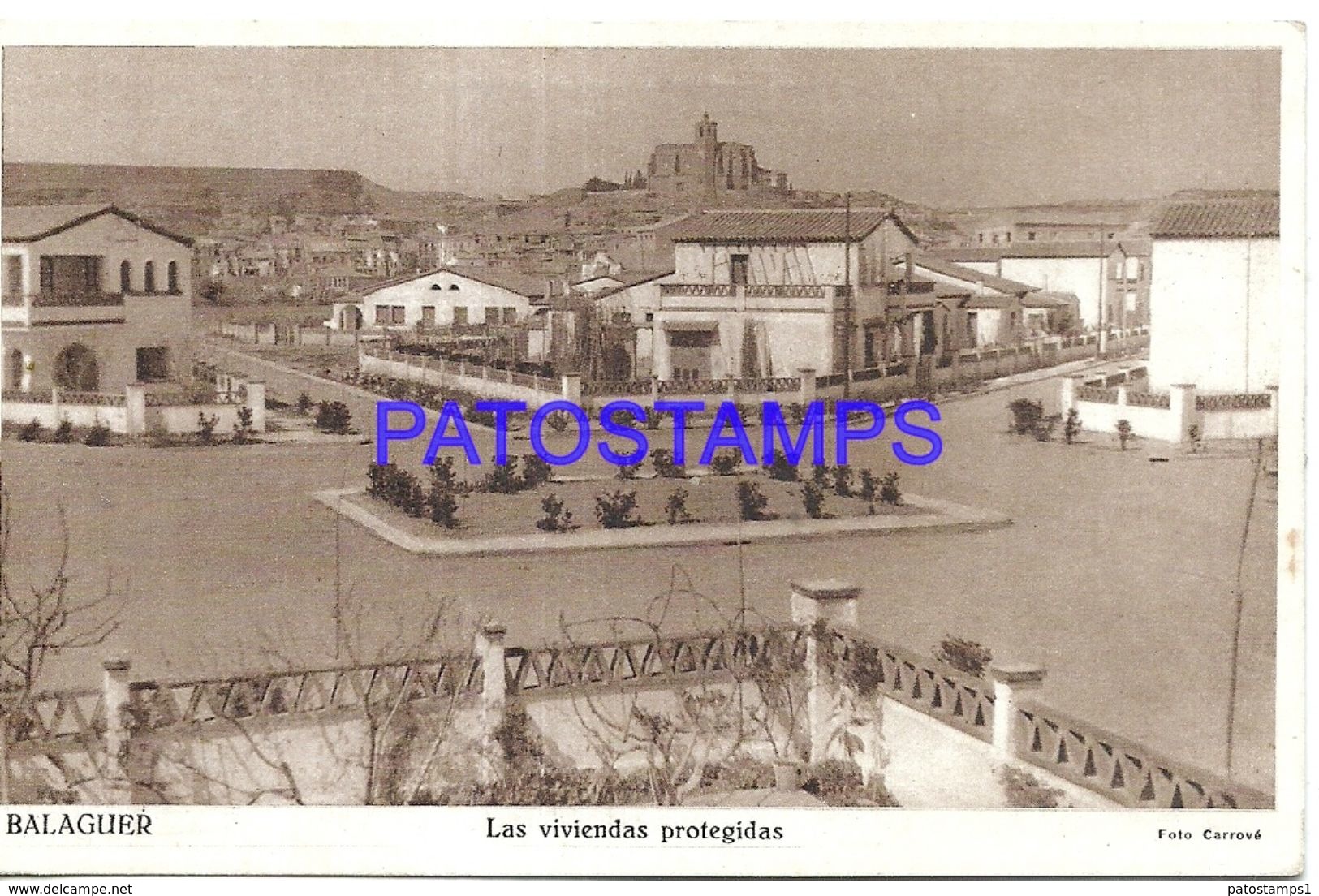 89921 SPAIN ESPAÑA BALAGUER LERIDA LAS VIVIENDAS PROTEGIGAS POSTAL POSTCARD - Other & Unclassified