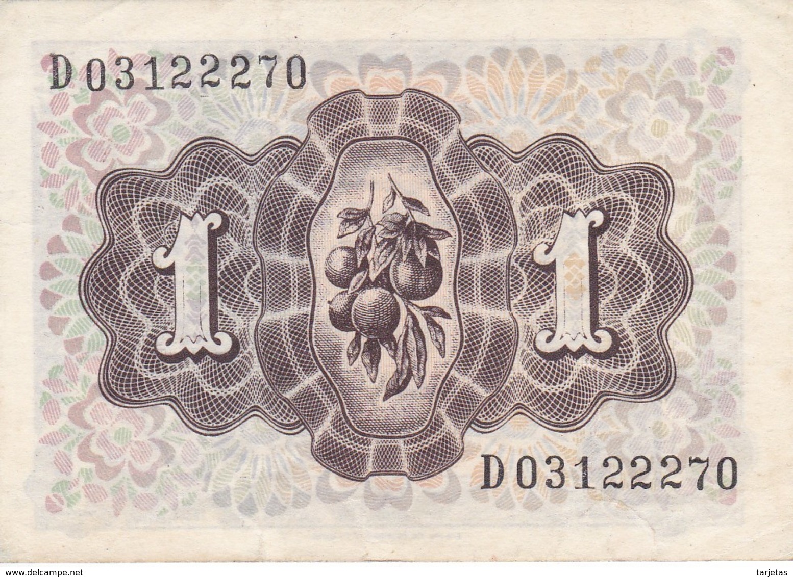 BILLETE DE 1 PTA DEL AÑO 1948 SERIE D CALIDAD MBC (VF)  DAMA DE ELCHE  (BANKNOTE) - 1-2 Pesetas