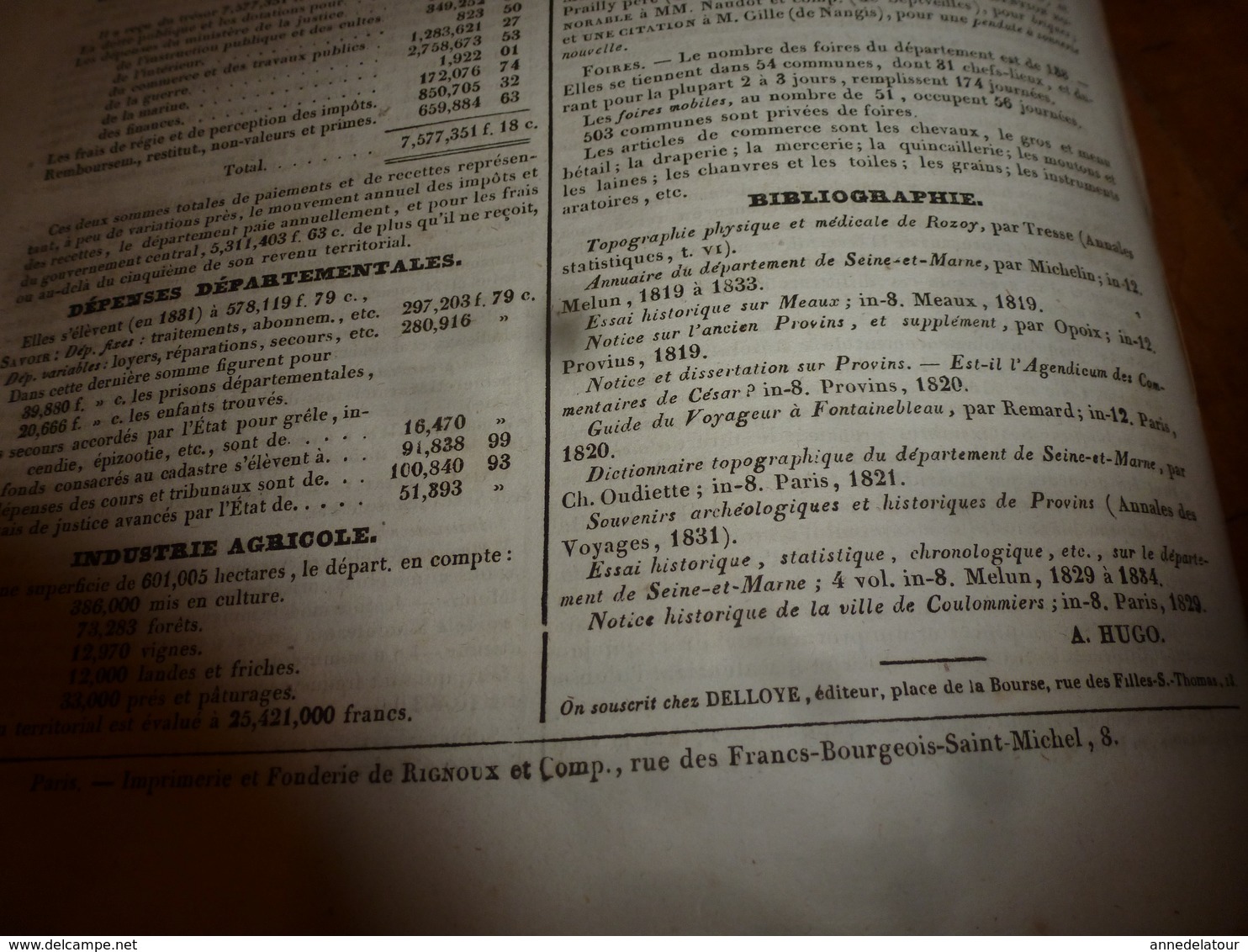 1935 SEINE et MARNE  (Antiquités-Caractère-Langage-Curiosités-Industrie commerciale.-Variétés-Population-etc)