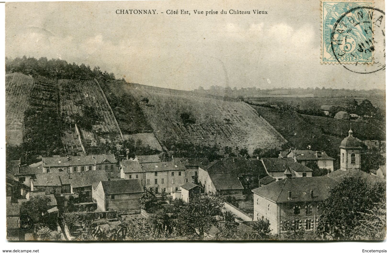 CPA - Carte Postale - France -  Isère -Chatonnay - Côté Est (CP970) - Châtonnay