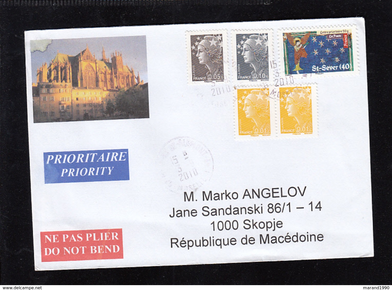 LETTER / FRANCE  MACEDONIA ** - Covers & Documents