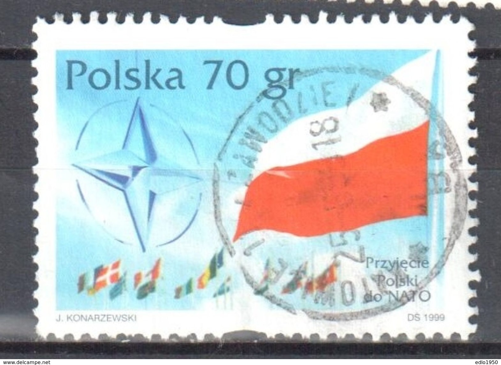 Poland 1999 - Poland's Admission To NATO - Mi 3761 Used - Gestempelt - Oblitérés