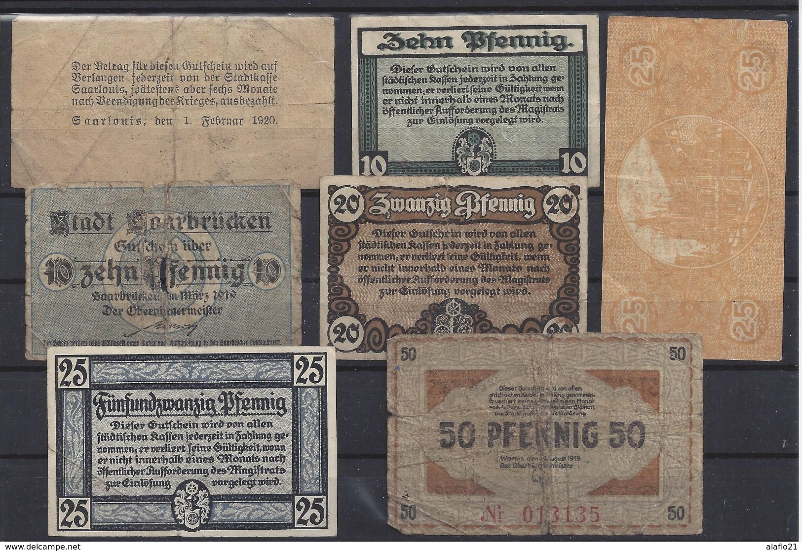 ALLEMAGNE - LOT De 7 BILLETS - Lot 2 - Collections