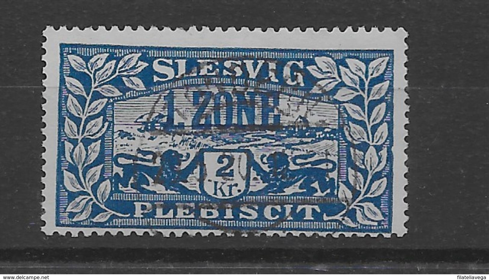 Sello De Schleswig Nº Michel 26b O - Schleswig