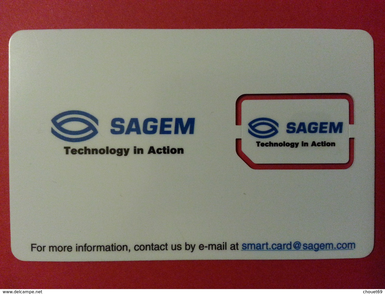 CARTE A PUCE SAGEM GSM SIM Internet Puce Prédécoupée - Unknown Origin