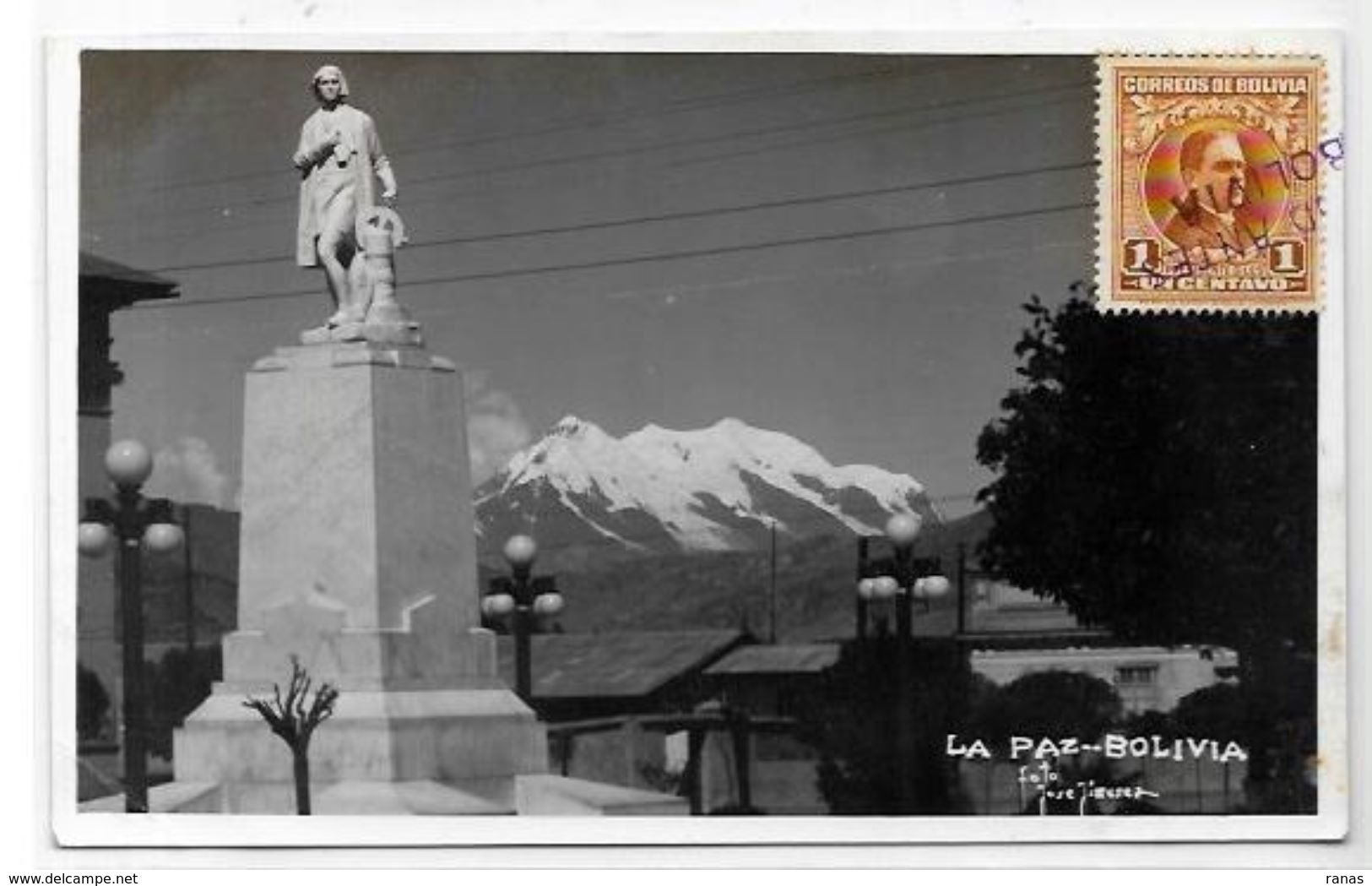 CPA Bolivie Bolivia  Circulé Carte Photo - Bolivie