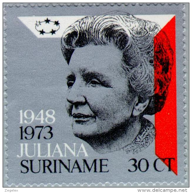 Suriname 1973 25 Years Queen Juliana - NVPH 603 MNH** Postfris - Suriname ... - 1975