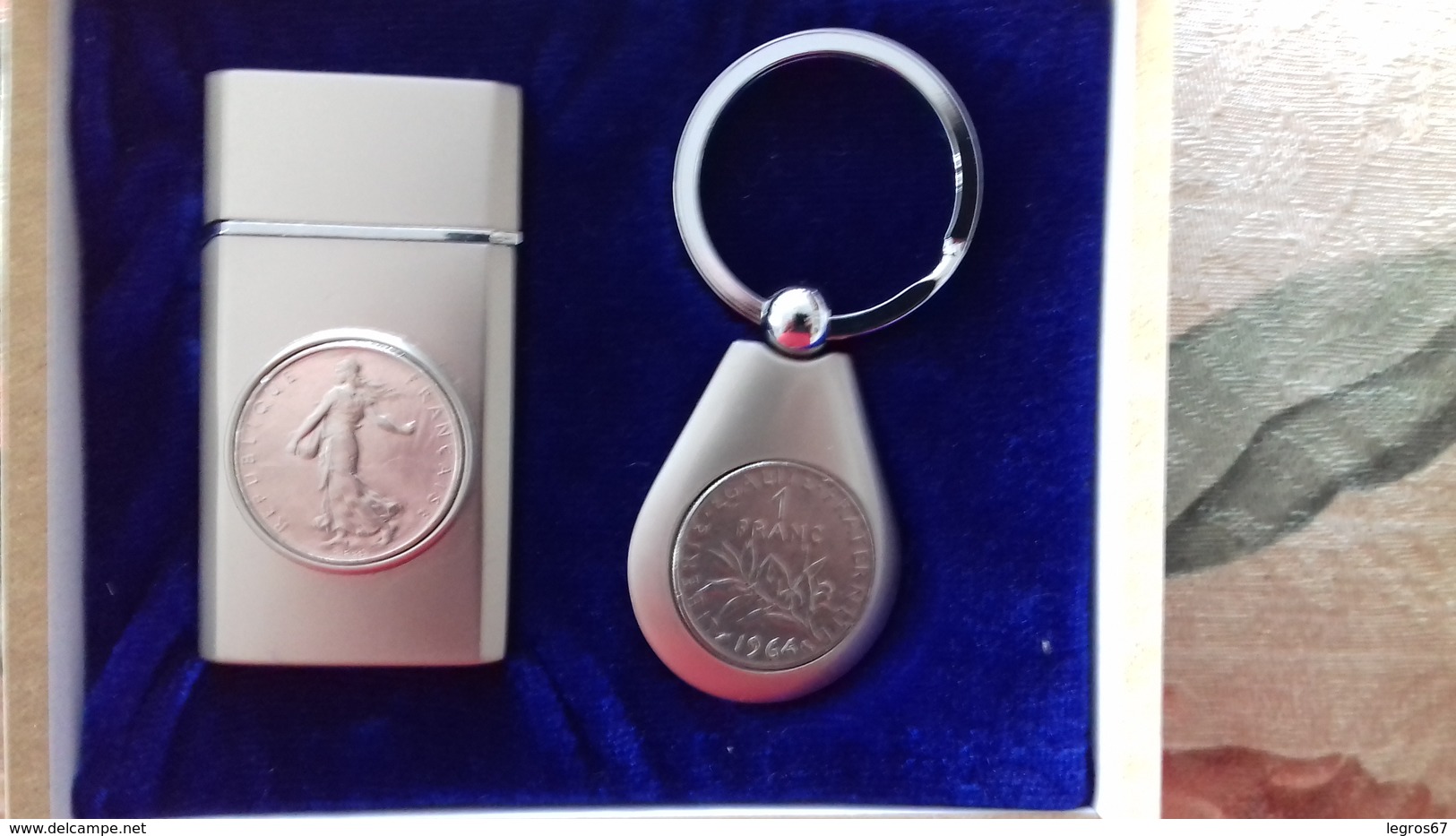 COFFRET NUMISMATE BRIQUET ET PORTE CLES 1 FRANC - N° 191/6000 - Autres & Non Classés