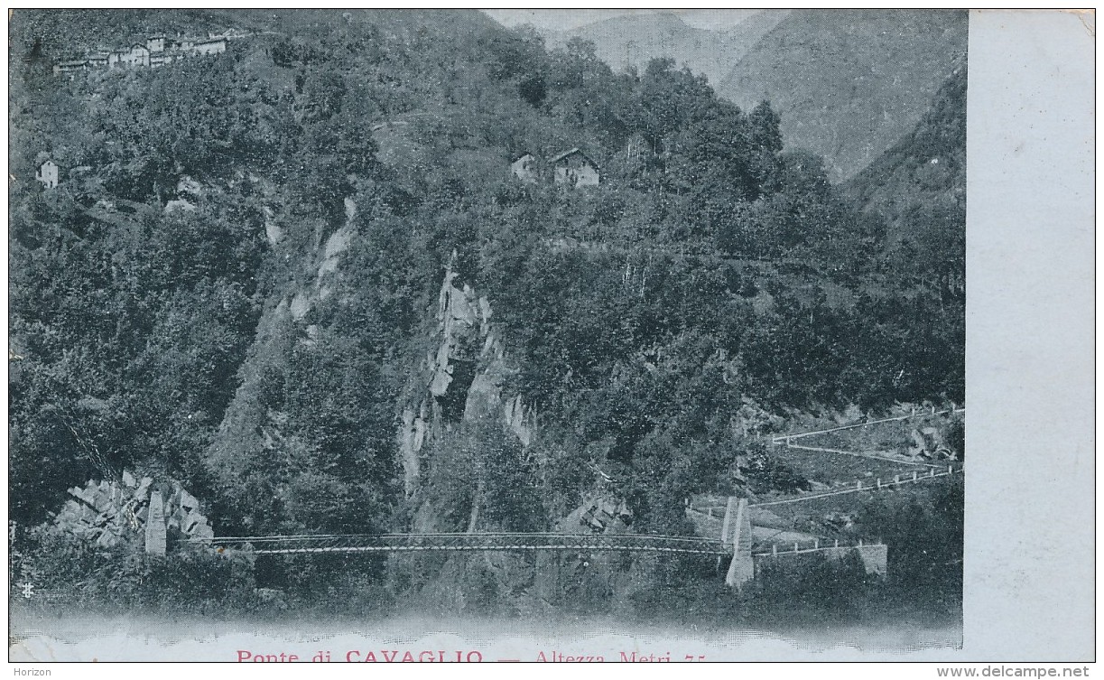 T.263.  Ponte Di CAVAGLIO - Verbania - 1907 - Altri & Non Classificati
