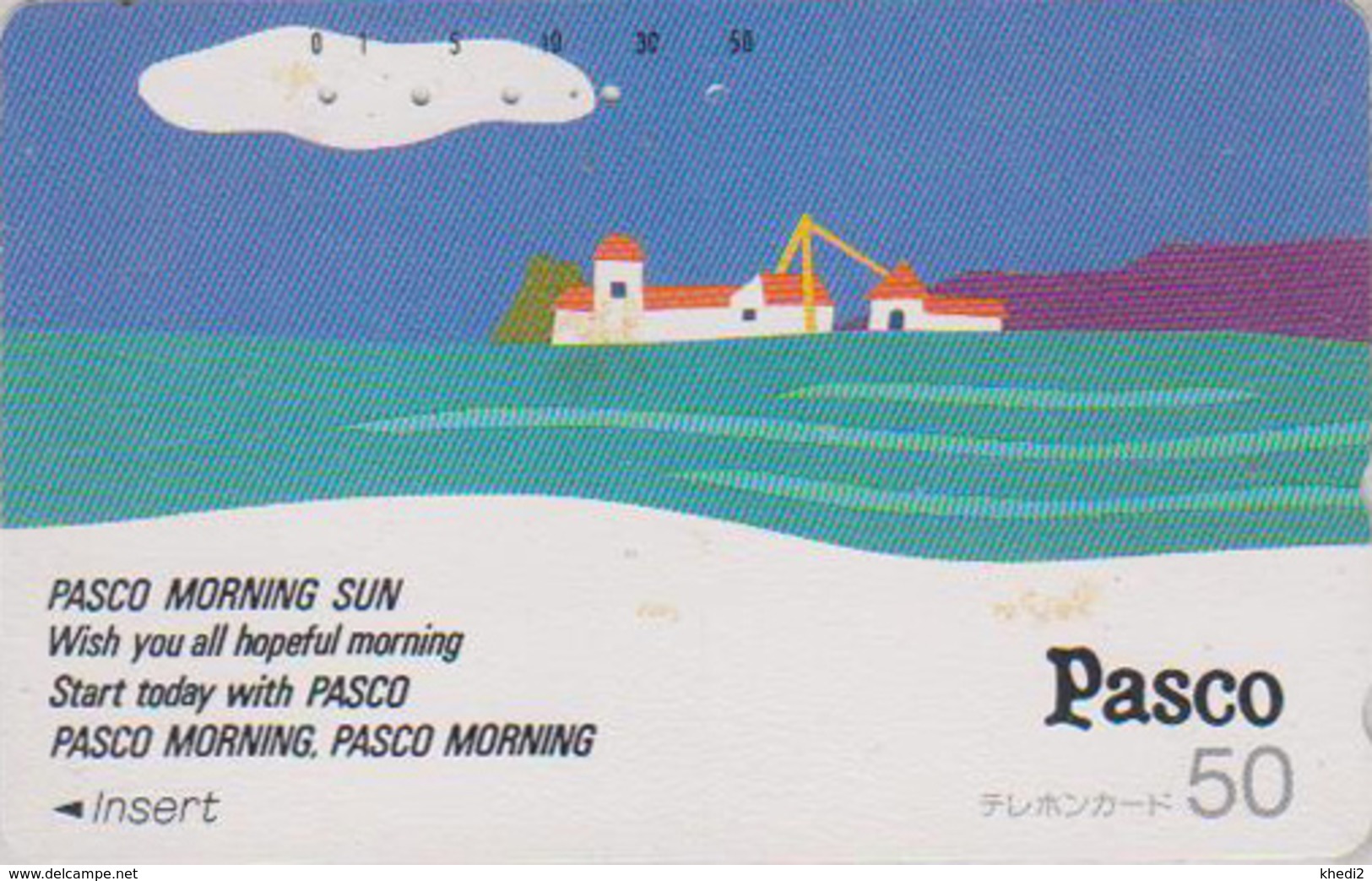 Télécarte Japon / 110-26140 - Peinture - Pasco Morning Sun - Painting Japan Phonecard / Teleca - Kunst TK - Landschaften