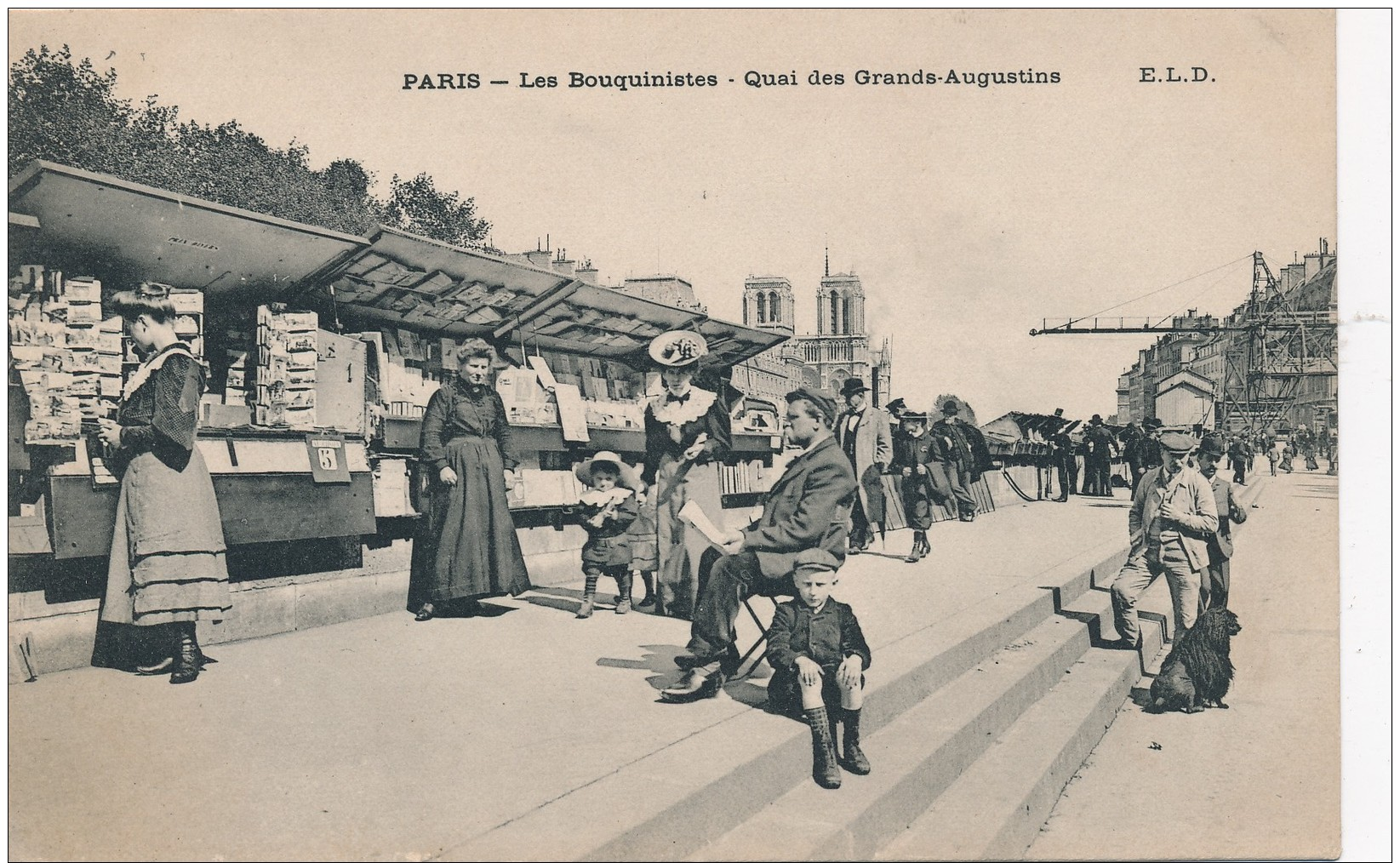 H63 - 75 - PARIS - Les Bouquinistes - Quai Des Grands Augustins - Petits Métiers à Paris