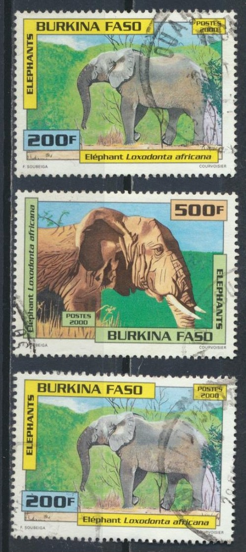 °°° BURKINA FASO - Y&T N°1236/38 - 2000 °°° - Burkina Faso (1984-...)