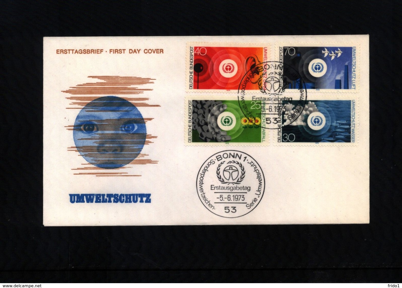 Deutschland / Germany 1973 Umweltschutz FDC - Umweltschutz Und Klima