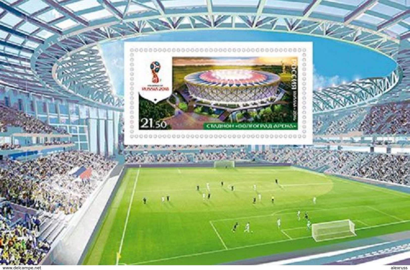 Russia 2017,Booklet Stadiums,FIFA World Championship Soccer Russia'18,VF MNH** - 2018 – Rusia