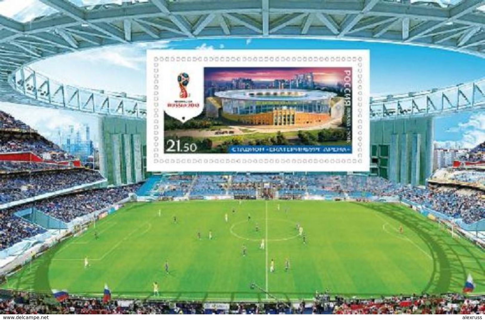 Russia 2017,Booklet Stadiums,FIFA World Championship Soccer Russia'18,VF MNH** - 2018 – Rusia